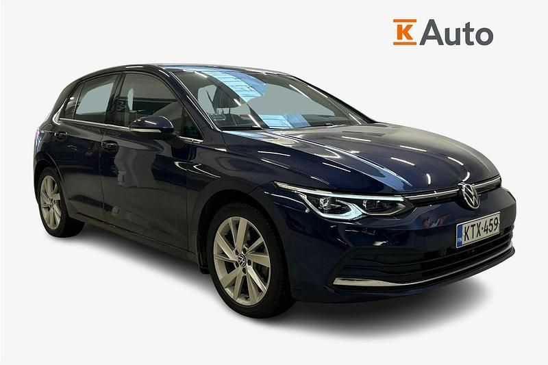 Käytetty VW Golf VIII Style 201 HP (147 kW) 2021 Sininen Viistoperä