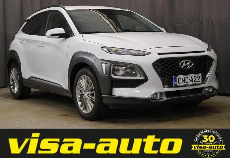 Käytetty Hyundai Kona Style 177 HP (130 kW) 2019 Valkoinen Katumaasturi