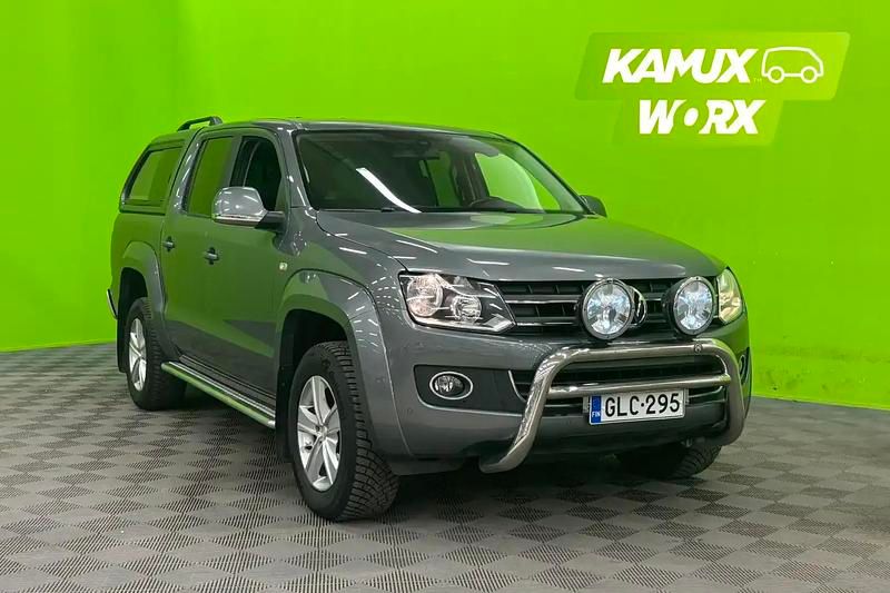 Hopea / harmaa Käytetty 2014 VW Amarok Highline Nouto | 23 800 € (Kallis) - Kuva 1/4