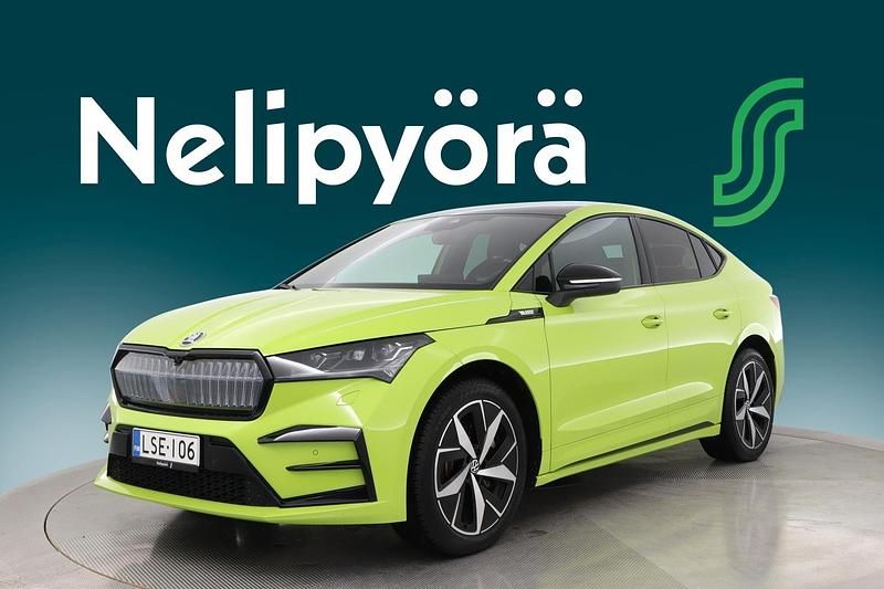 Vihreä Käytetty 2022 Skoda Enyaq iV RS Katumaasturi | 38 800 € (Hyvä tarjous) - Kuva 1/3