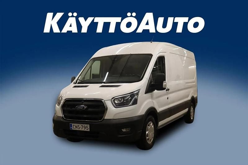 Frozen white Käytetty 2019 Ford Transit Trend+ Van | 19 790 € (Perustarjous) - Kuva 1/4