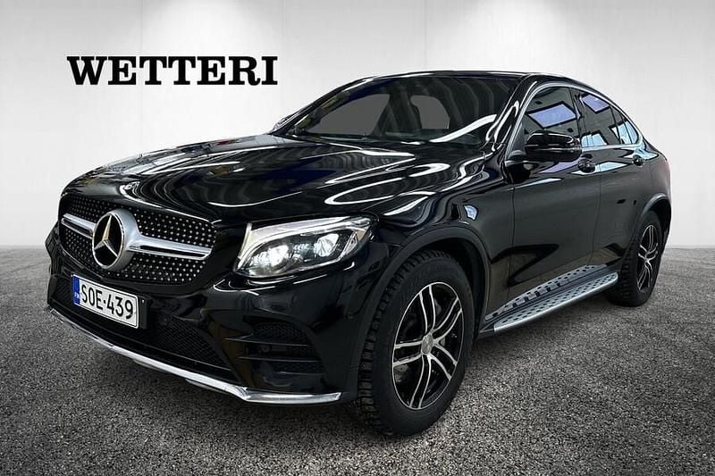 Käytetty Mercedes GLC250 Business 204 HP (150 kW) 2018 Musta Coupe - kaksiovinen