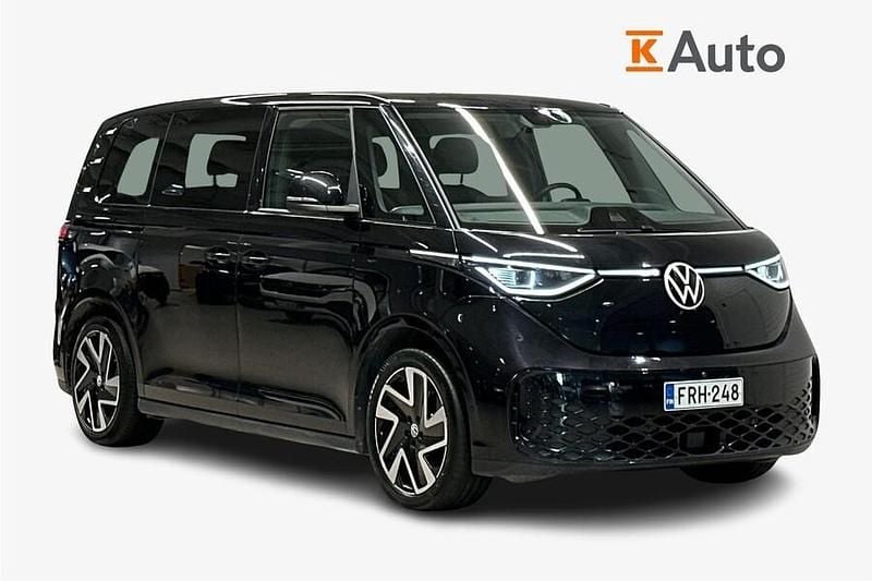 Käytetty VW ID. Buzz Pro 150 kW (204 HP) 2023 Musta Tila-auto