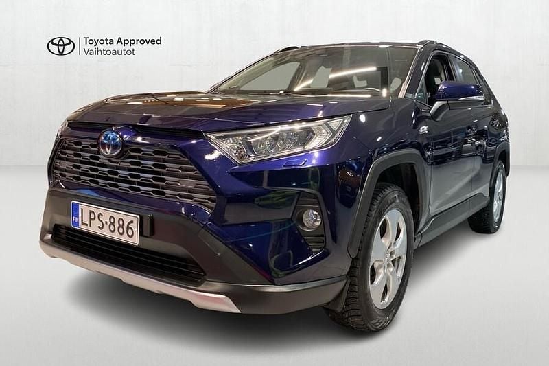 Käytetty Toyota RAV4 Hybrid Active 178 HP (130 kW) 2021 Sininen Katumaasturi