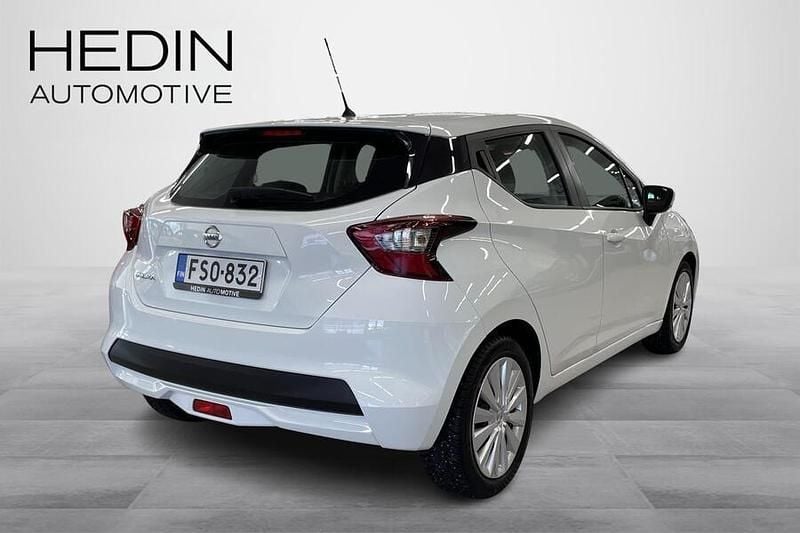 Käytetty Nissan Micra Acenta 92 HP (67 kW) 2022 Valkoinen Viistoperä