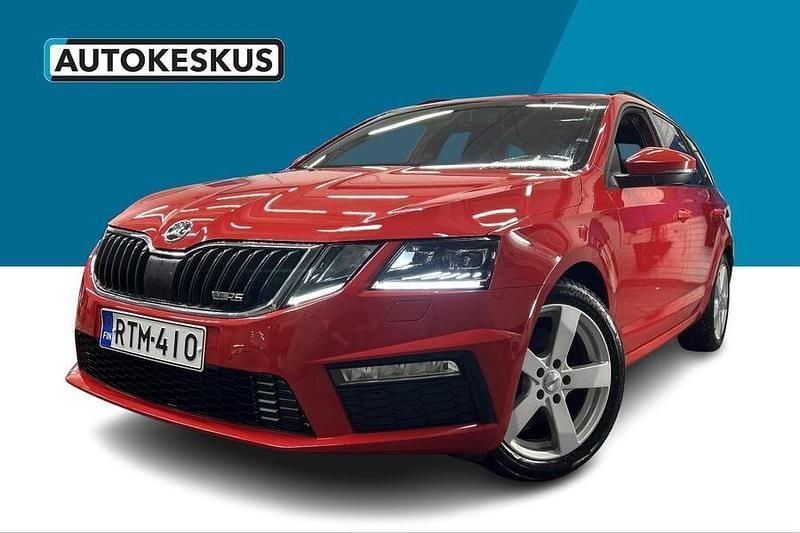 Punainen Käytetty 2018 Skoda Octavia RS Farmari | 18 890 € (Perustarjous) - Kuva 1/2