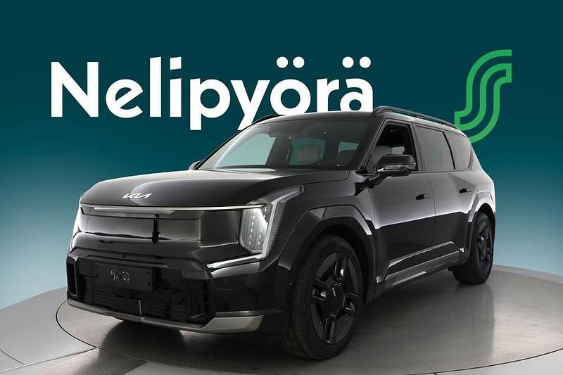Musta Uusi 2025 Kia EV9 GT-Line Katumaasturi | 87 440 € (Hyvä tarjous) - Kuva 1/3