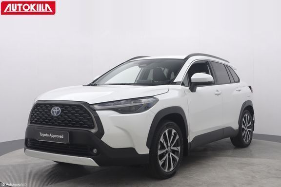 Met. valkoinen Käytetty 2023 Toyota Corolla Cross Edition Katumaasturi | 33 250 € (Perustarjous) - Kuva 1/4