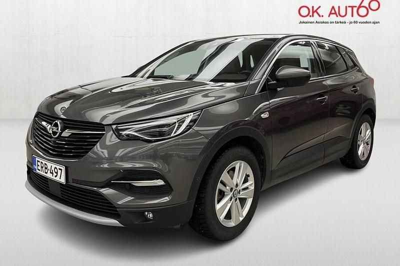 Harmaa Käytetty 2019 Opel Grandland X Innovation Katumaasturi | 16 400 € (Perustarjous) - Kuva 1/4
