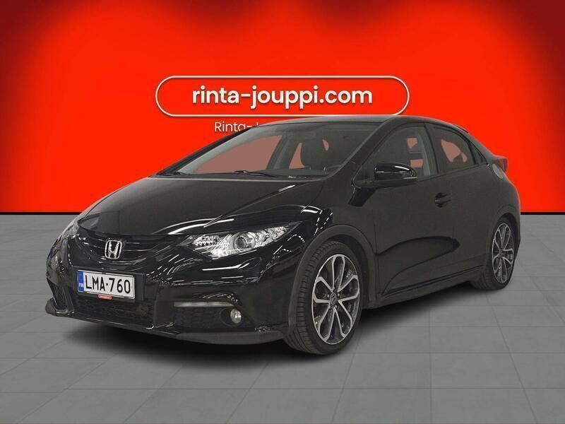 Musta Käytetty 2013 Honda Civic Executive Viistoperä | 9 880 € (Perustarjous) - Kuva 1/4