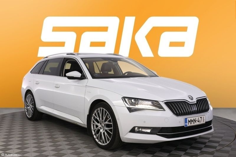 Valkoinen Käytetty 2016 Skoda Superb LAURIN & KLEMENT Farmari | 22 390 € (Perustarjous) - Kuva 1/3