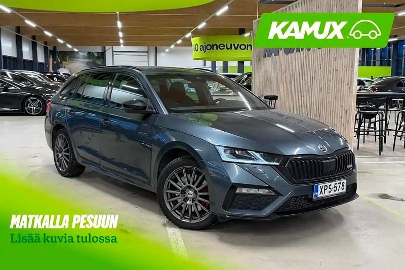 Hopea / harmaa Käytetty 2021 Skoda Octavia RS Farmari | 24 750 € (Hyvä tarjous) - Kuva 1/4