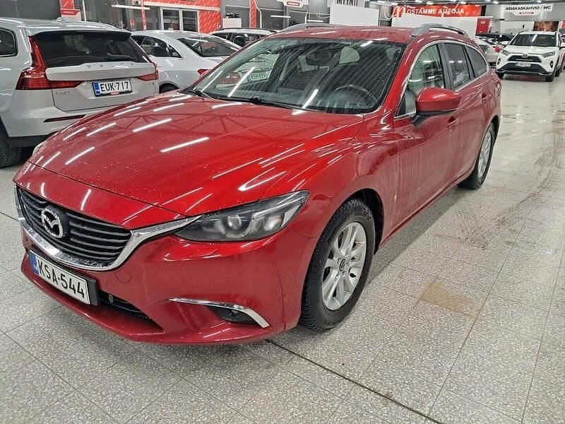 Punainen Käytetty 2017 Mazda 6 Inclusive Farmari | 18 490 € (Perustarjous) - Kuva 1/3