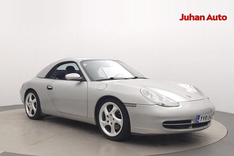Harmaa Käytetty 2000 Porsche 911 Carrera 4 Cabriolet Avoauto | 28 990 € - Kuva 1/4