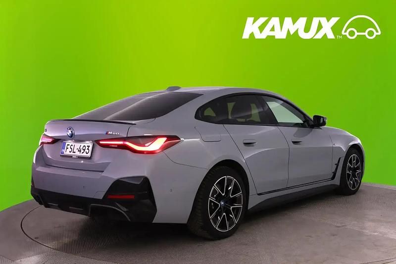 Käytetty BMW i4 Shadowline 442 kW (601 HP) 2022 Hopea / harmaa Sedan