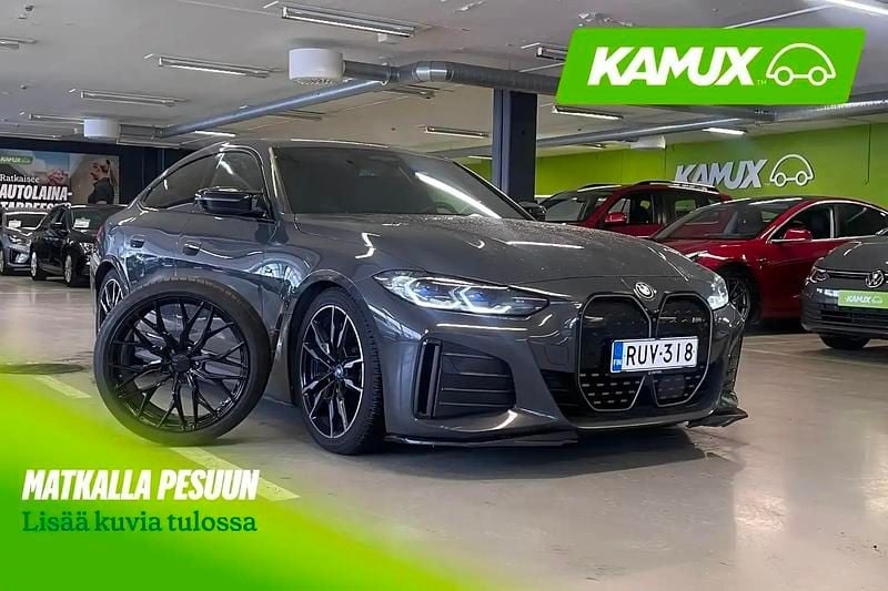 Käytetty BMW i4 Comfort Edition 400 kW (544 HP) 2022 Hopea / harmaa Sedan