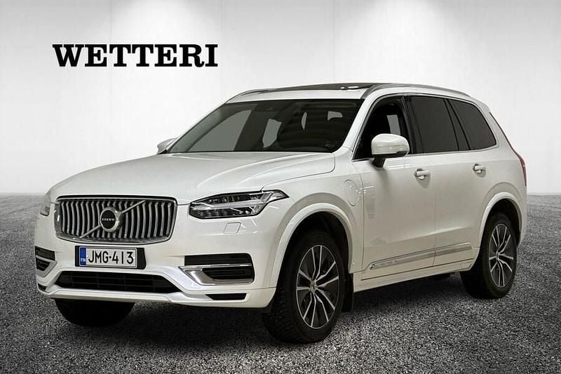 Valkoinen Käytetty 2021 Volvo XC90 Inscription Katumaasturi | 45 900 € (Hyvä tarjous) - Kuva 1/1