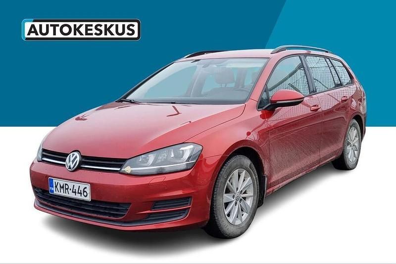 Punainen Käytetty 2014 VW Golf VII Comfortline Farmari | 8 990 € (Perustarjous) - Kuva 1/2