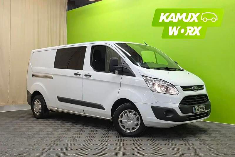 Valkoinen Käytetty 2018 Ford Transit Custom Business Edition Sedan | 12 880 € (Hyvä tarjous) - Kuva 1/4