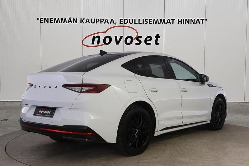 Käytetty Skoda Enyaq iV RS 219 kW (299 HP) 2022 Valkoinen Katumaasturi