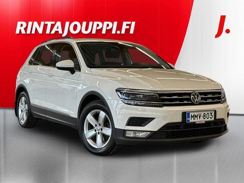 Käytetty VW Tiguan Comfortline 150 HP (110 kW) 2017 Valkoinen Katumaasturi