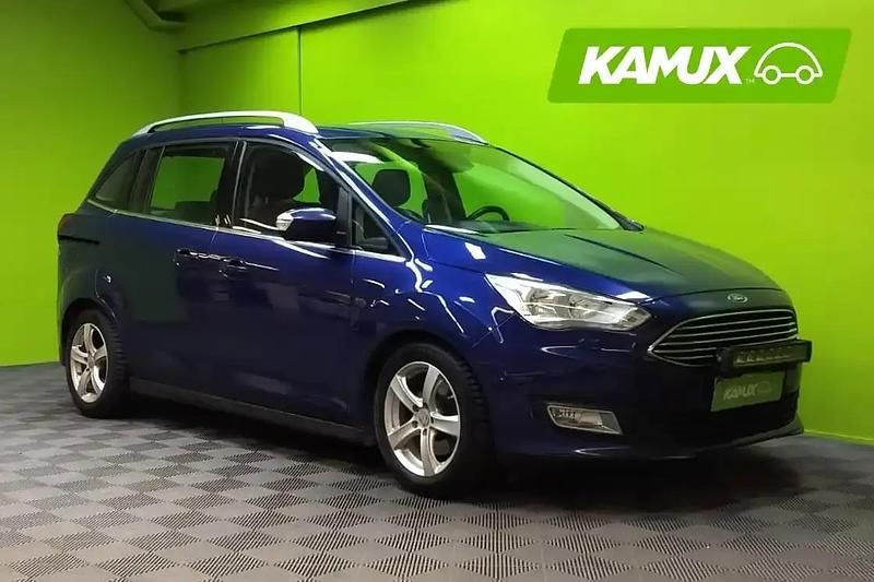 Deep impact blue (metallic) Käytetty 2016 Ford C-MAX Titanium Tila-auto | 8 890 € (Kallis) - Kuva 1/4