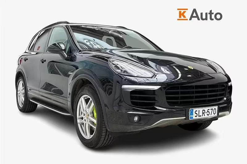 Musta Käytetty 2015 Porsche Cayenne S E-Hybrid Katumaasturi | 21 450 € (Supertarjous) - Kuva 1/4