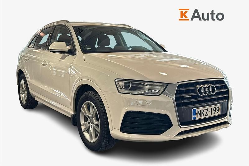 Käytetty Audi Q3 Business 150 HP (110 kW) 2018 Valkoinen Katumaasturi