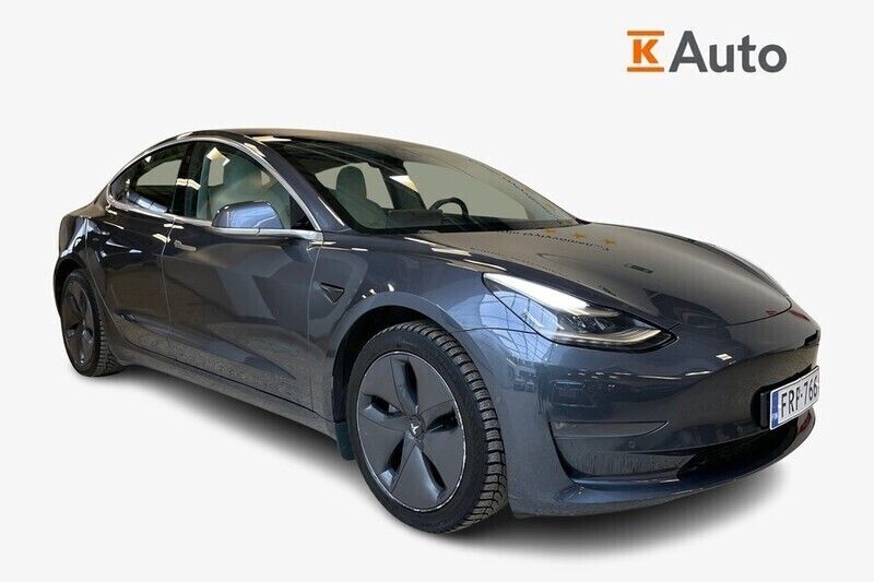 Harmaa Käytetty 2020 Tesla Model 3 Long Range Sedan | 23 790 € (Hyvä tarjous) - Kuva 1/4