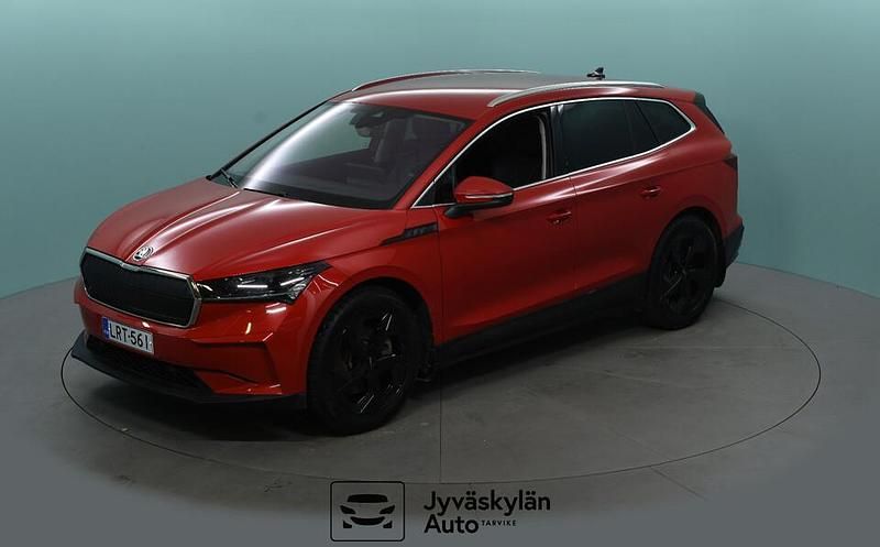 Punainen Käytetty 2020 Skoda Enyaq iV Katumaasturi | 30 990 € (Hieman kallis) - Kuva 1/3