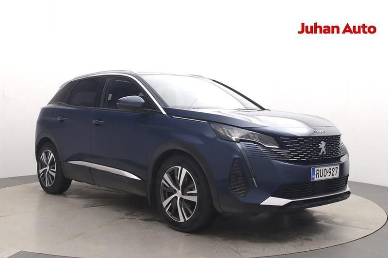 Sininen Käytetty 2021 Peugeot 3008 Allure Katumaasturi | 20 990 € (Perustarjous) - Kuva 1/4