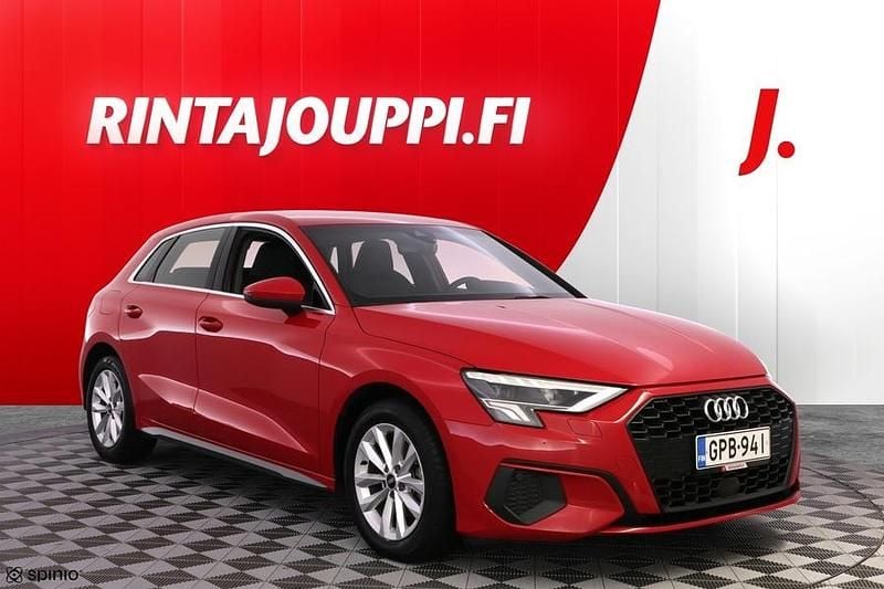 Punainen Käytetty 2022 Audi A3 Sportback Business Viistoperä | 25 990 € (Kallis) - Kuva 1/3