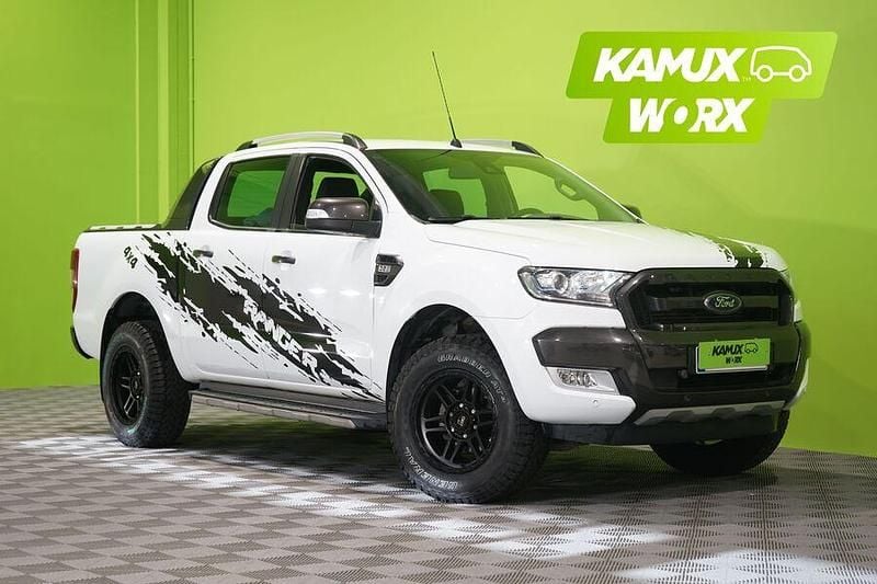 Valkoinen Käytetty 2017 Ford Ranger Wildtrack Nouto | 35 900 € (Hieman kallis) - Kuva 1/3