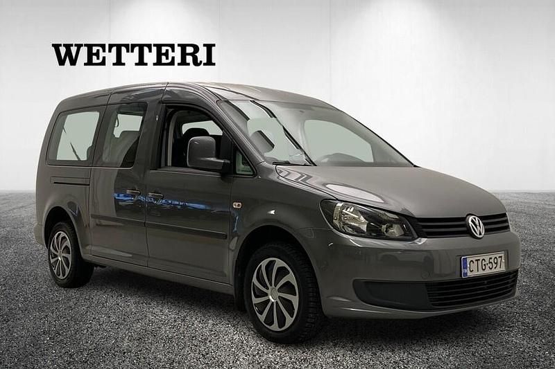 Harmaa Käytetty 2015 VW Caddy Maxi Trendline Tila-auto | 16 400 € (Perustarjous) - Kuva 1/4