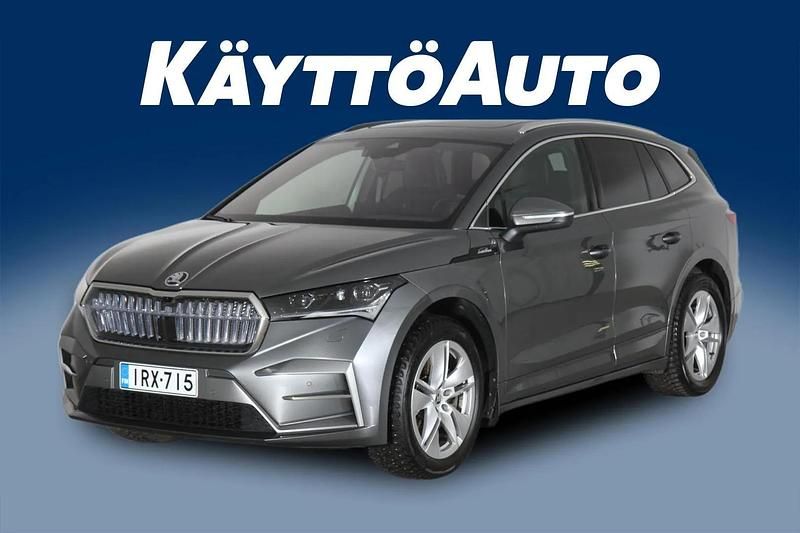 Harmaa Käytetty 2024 Skoda Enyaq iV Business Line Katumaasturi | 47 900 € (Perustarjous) - Kuva 1/3