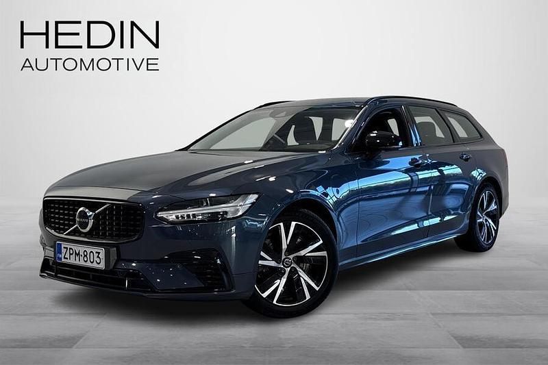Sininen Käytetty 2021 Volvo V90 Business Edition Farmari | 31 900 € (Perustarjous) - Kuva 1/3