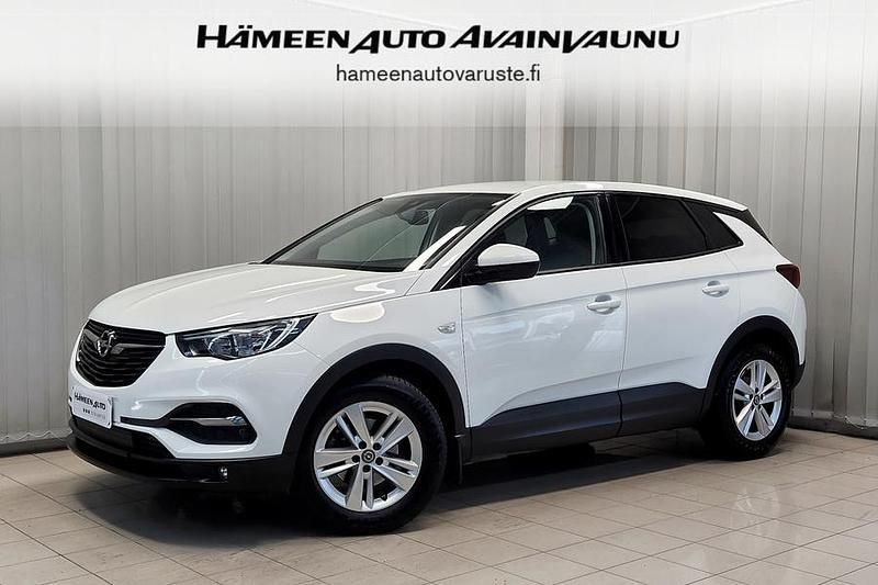 Valkoinen Käytetty 2018 Opel Grandland X Enjoy Katumaasturi | 13 800 € (Perustarjous) - Kuva 1/4