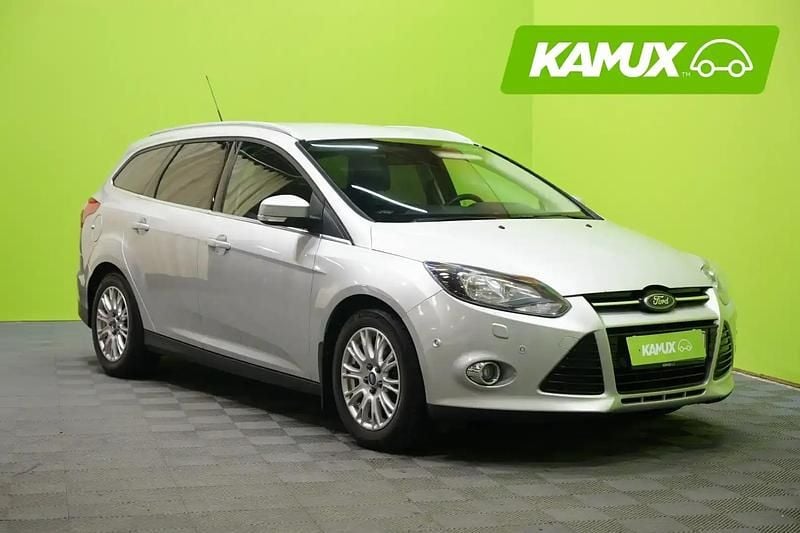 Moondust silver (metallic) Käytetty 2014 Ford Focus Titanium Farmari | 5 650 € (Hyvä tarjous) - Kuva 1/4