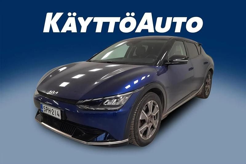 Käytetty Kia EV6 Comfort 167 kW (228 HP) 2023 Sininen Katumaasturi
