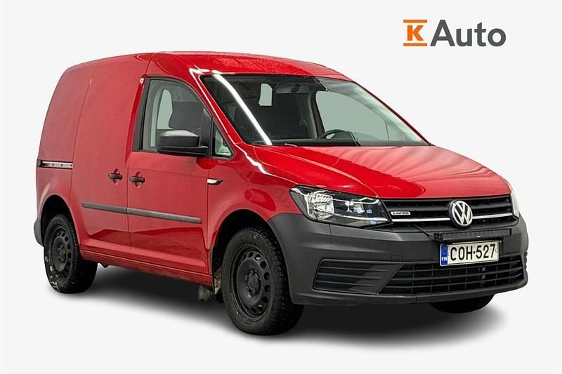 Käytetty VW Caddy 122 HP (89 kW) 2019 Punainen Tila-auto