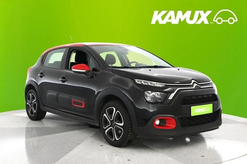 Musta Käytetty 2022 Citroën C3 PureTech Sedan | 12 690 € (Perustarjous) - Kuva 1/4