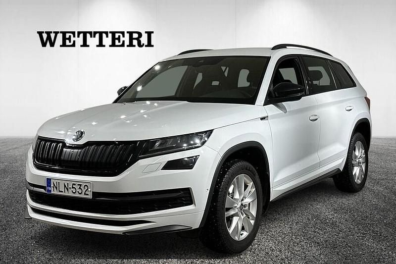 Valkoinen Käytetty 2018 Skoda Kodiaq SportLine Katumaasturi | 28 900 € (Perustarjous) - Kuva 1/4