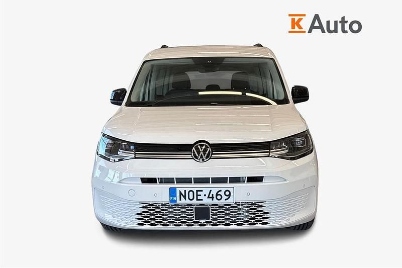Uusi VW Caddy Maxi Life Business 150 HP (110 kW) 2025 Valkoinen Tila-auto