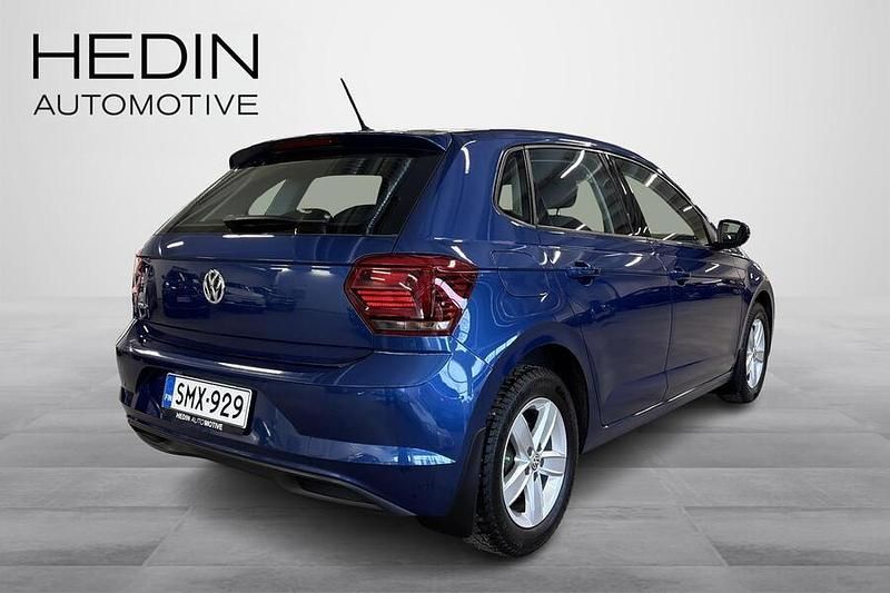 Käytetty VW Polo Comfortline 95 HP (69 kW) 2018 Sininen Viistoperä