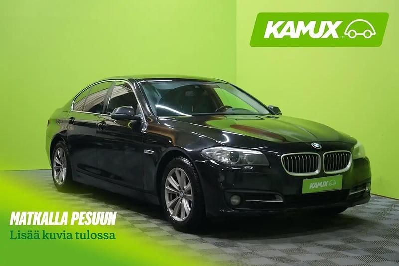 Musta Käytetty 2016 BMW 520 Sedan | 13 490 € (Hyvä tarjous) - Kuva 1/4