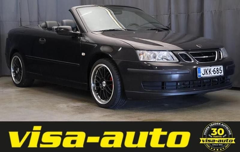 Käytetty Saab 9-3 Cabriolet Linear 150 HP (110 kW) 2005 Musta Avoauto