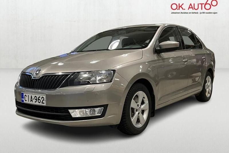 Ruskea Käytetty 2014 Skoda Rapid Ambition Sedan | 9 601 € (Perustarjous) - Kuva 1/4