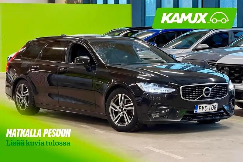 Musta Käytetty 2019 Volvo V90 R-Design Farmari | 20 900 € (Perustarjous) - Kuva 1/4