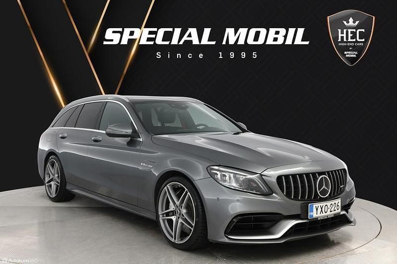 Harmaa Käytetty 2020 Mercedes C63 AMG AMG Farmari | 99 890 € - Kuva 1/4