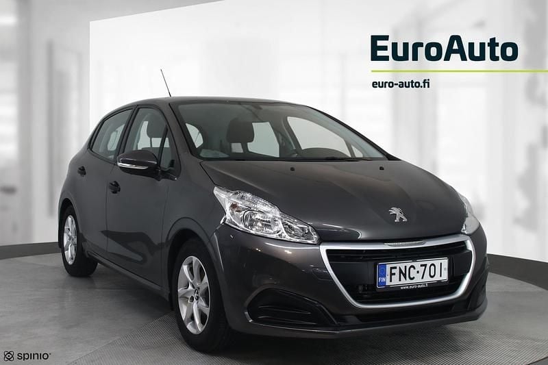 Harmaa Käytetty 2018 Peugeot 208 Viistoperä | 7 880 € (Hyvä tarjous) - Kuva 1/4